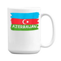 Azerbaijan T Shirt 15 Oz Coffee Mug | Artistshot