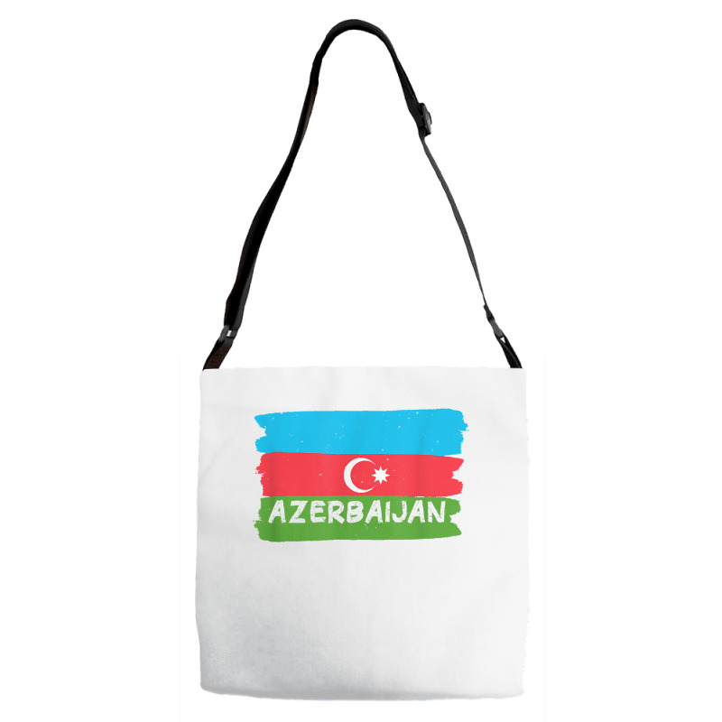 Azerbaijan T Shirt Adjustable Strap Totes | Artistshot