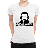 Alan Watts Trust The Universe Sweatshirt Ladies Fitted T-shirt | Artistshot