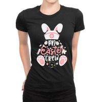 Easter Bunny T  Shirt R N Easter Day Nurse Crew Bunny Registered Nurse Ladies Fitted T-shirt | Artistshot