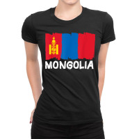 Cool Mongolia Flag T Shirt Ladies Fitted T-shirt | Artistshot