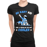 Go Kart Kid Go Kart Racing Boys Kids T Shirt Ladies Fitted T-shirt | Artistshot