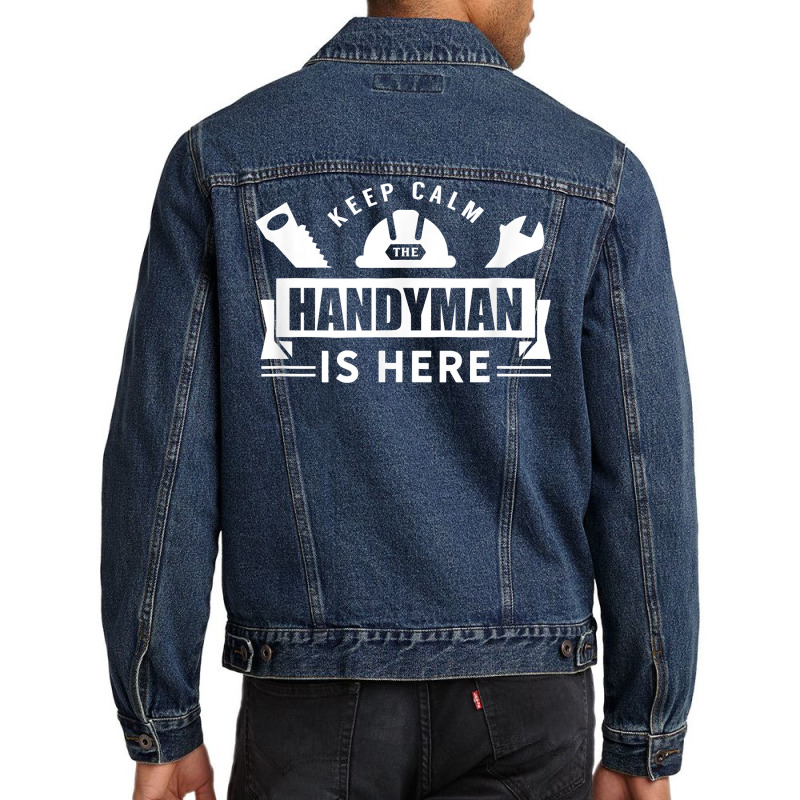 Handyman Hobbyist Diy Handymen Tinkerer T Shirt Men Denim Jacket by adam.troare | Artistshot