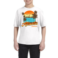 Atlantis Bahamas Beach Summer Vacation Palm Sunset T Shirt Youth Tee | Artistshot