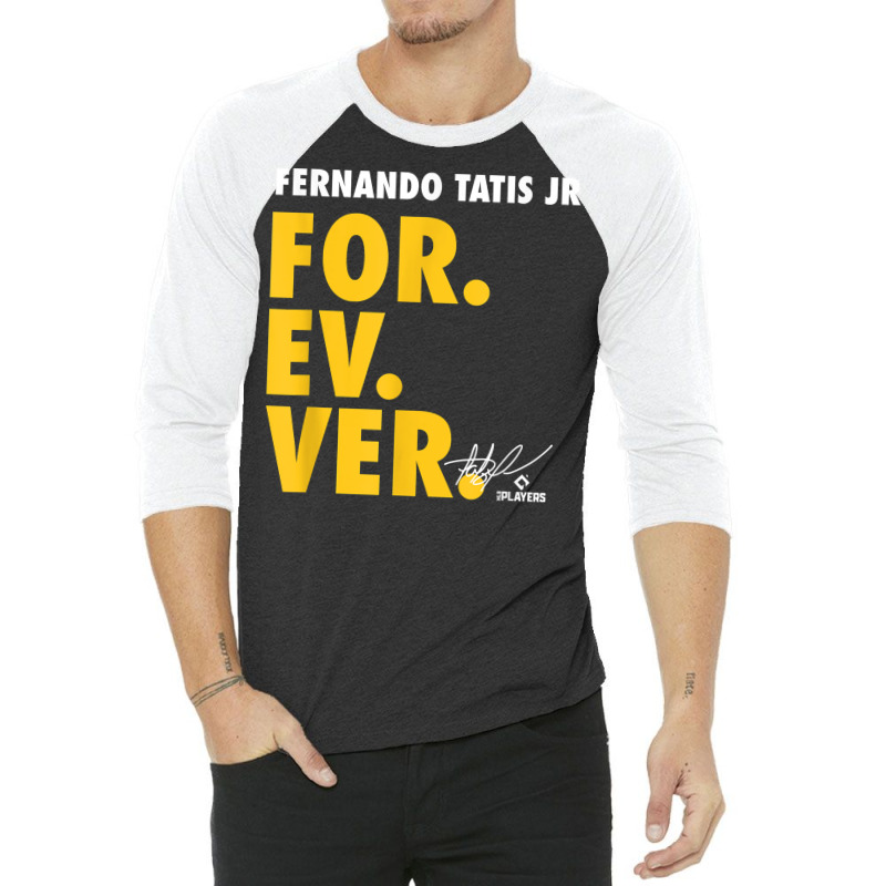 Fernando Tatis, Jr. Forever Baseball Sports   Apparel T Shirt 3/4 Sleeve Shirt | Artistshot