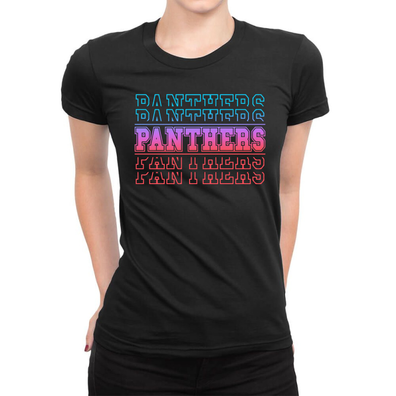 Black Panthers Ladies Fitted T-Shirt by autlu2024 | Artistshot