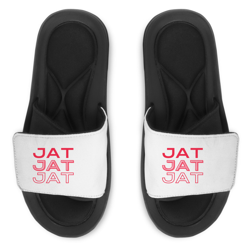 Jat Design T-shirt Slide Sandal | Artistshot