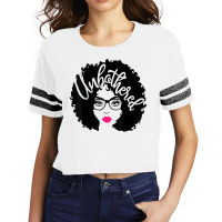 Gift Afro Diva Pink Lips Melanin Black Girl Magic Unbothered T Shirt Scorecard Crop Tee | Artistshot