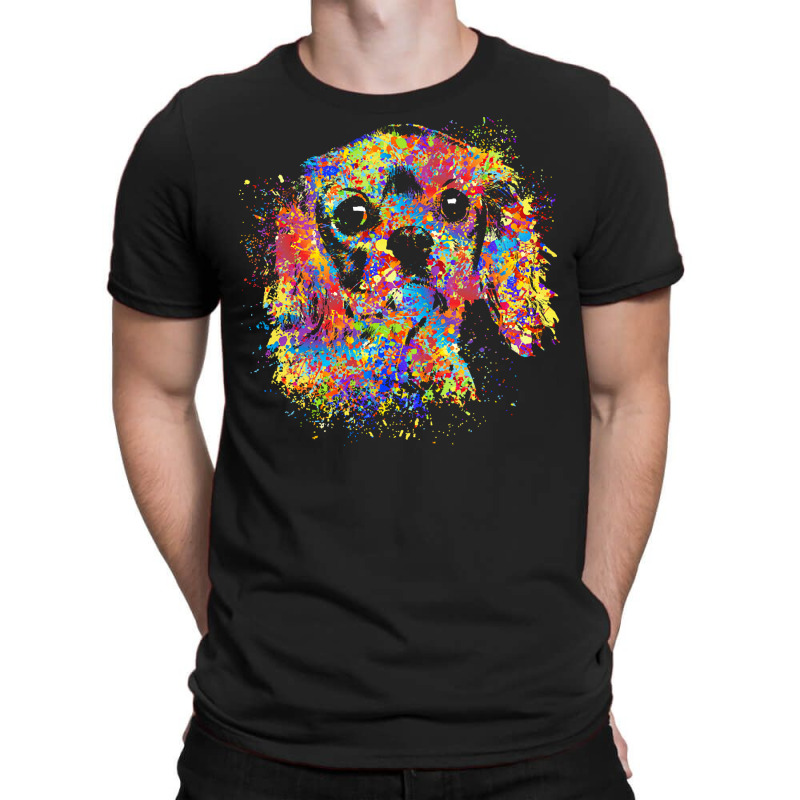 Cavalier King Charles Spaniel T  Shirt Colorful Cavalier King Charles T-shirt | Artistshot