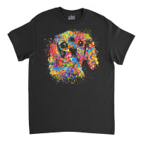 Cavalier King Charles Spaniel T  Shirt Colorful Cavalier King Charles Classic T-shirt | Artistshot