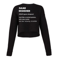 Game Designer T Shirt Cropped Sweater | Artistshot