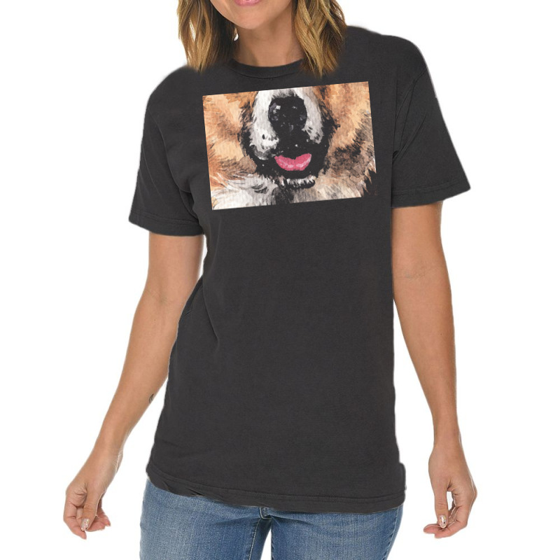 Corgi T  Shirtfunny Corgi Lover Face Mask Funny Pembroke Welsh Corgi D Vintage T-shirt | Artistshot