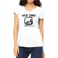 Wild Thing Women's V-neck T-shirt | Artistshot