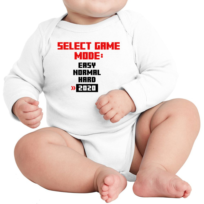 Funny Select Game Mode 2020 Long Sleeve Baby Bodysuit | Artistshot