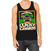 Dachshund T  Shirt My Black & Tan Dachshund Is My Lucky Charm   Gifts Tank Top | Artistshot