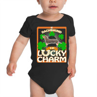 Dachshund T  Shirt My Black & Tan Dachshund Is My Lucky Charm   Gifts Baby Bodysuit | Artistshot