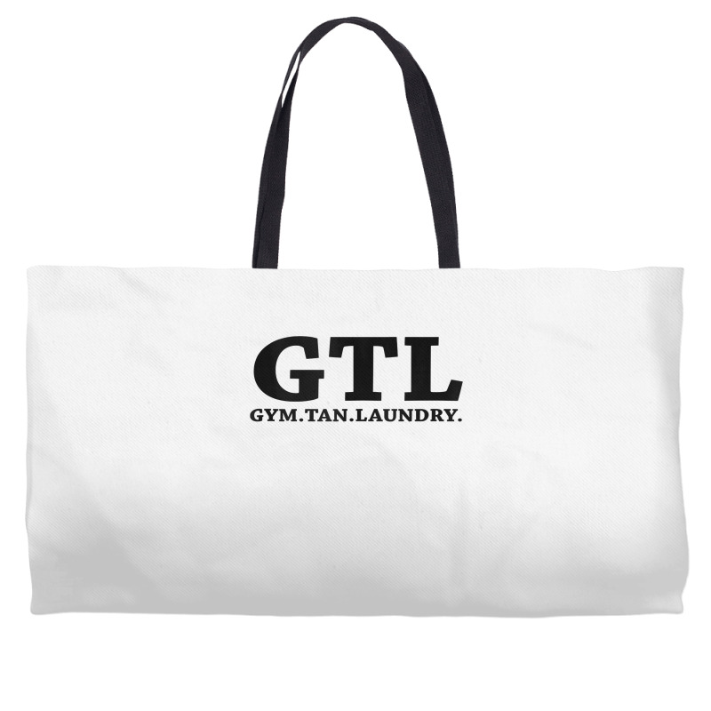 Gtl Gym Tan Laundry   Funny Gifts For New Jersey Nj Shore Tank Top Weekender Totes | Artistshot