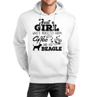 Just A Girl Who Is Perfectly Happy With Coffee And Her Beagle Unisex Hoodie | Artistshot