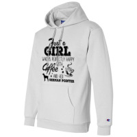 Just A Girl Who Is Perfectly Happy With Coffee And Her German Pointer Champion Hoodie | Artistshot