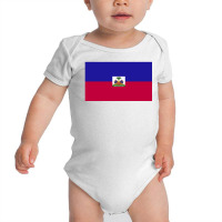 Haiti Flag Baby Bodysuit | Artistshot