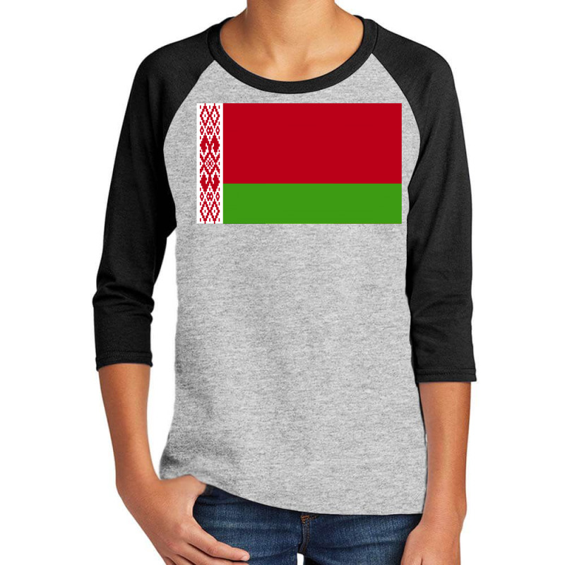 Belarus Flag Youth 3/4 Sleeve | Artistshot