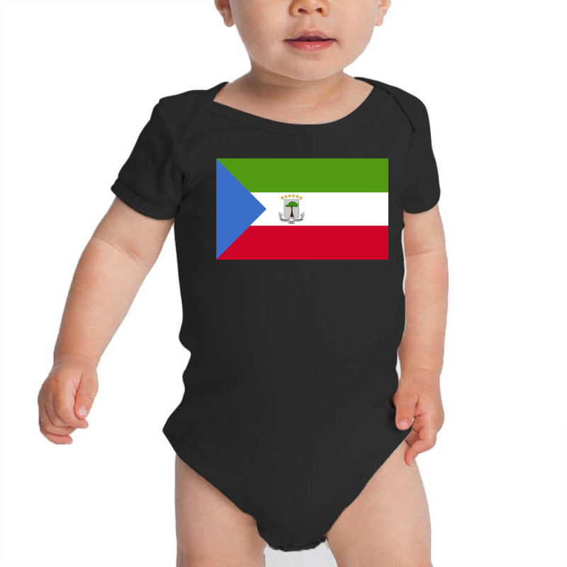 Equatorial Guinea Flag Baby Bodysuit | Artistshot