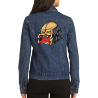 Zombie Predator Ladies Denim Jacket | Artistshot