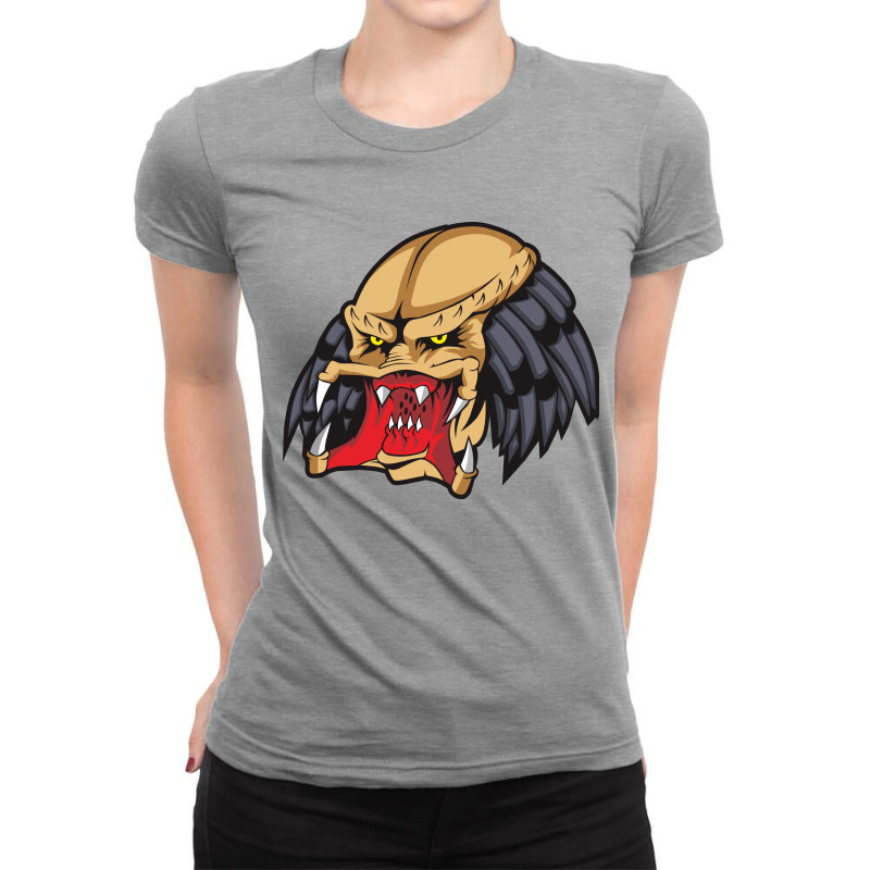 Zombie Predator Ladies Fitted T-Shirt by Chiks | Artistshot