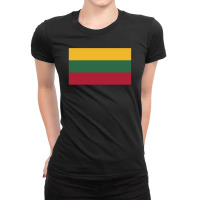 Lithuania Flag Ladies Fitted T-shirt | Artistshot