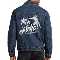 Aloha Beach Paradise Men Denim Jacket | Artistshot