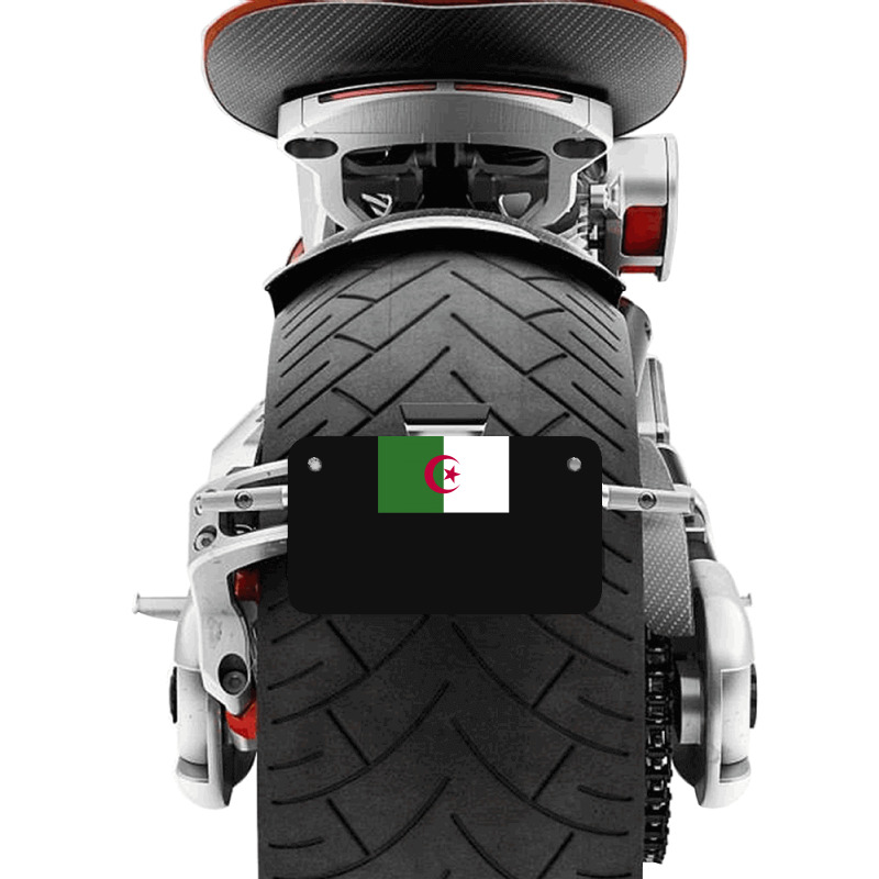 Algeria Flag Motorcycle License Plate | Artistshot