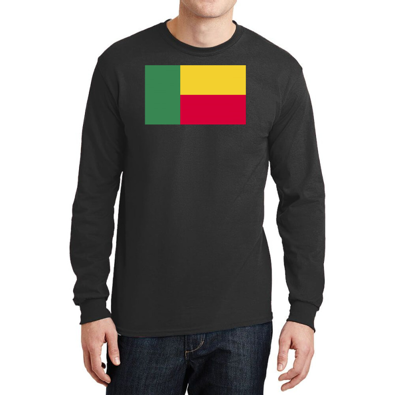 Benin Flag Long Sleeve Shirts by autlu2024 | Artistshot