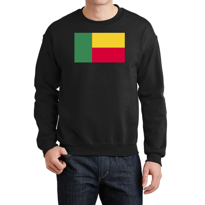 Benin Flag Crewneck Sweatshirt by autlu2024 | Artistshot