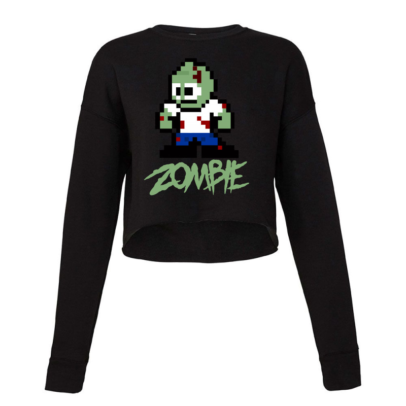 Bit Zombie Cropped Sweater | Artistshot