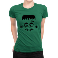 Frankie Face For Halloween Costumes Ladies Fitted T-shirt | Artistshot