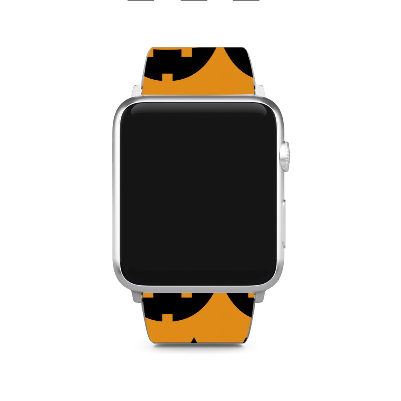 Black Pumpkin Face For Halloween Costumes Apple Watch Band | Artistshot