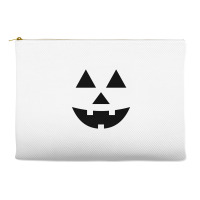 Black Pumpkin Face For Halloween Costumes Accessory Pouches | Artistshot