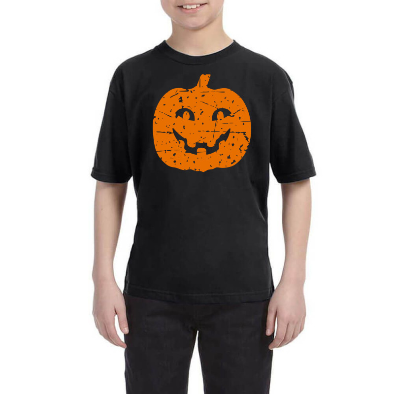 Pumpkin Vintage Smile Youth Tee by Qudkin | Artistshot