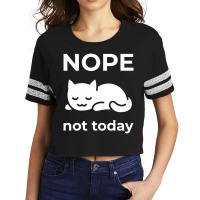 Nope Not To Day Scorecard Crop Tee | Artistshot