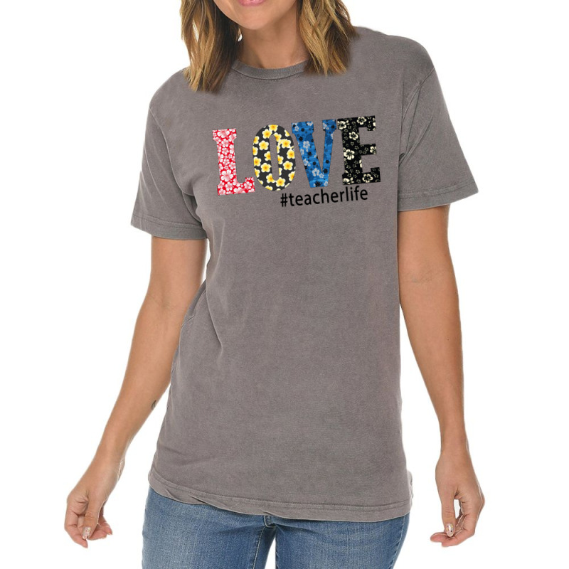 Love Teacher Vintage T-shirt | Artistshot