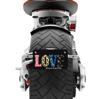 Love Teacher Motorcycle License Plate | Artistshot