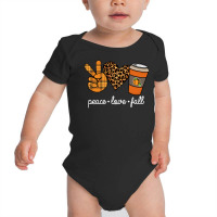 Peace Love Fall For Dark Baby Bodysuit | Artistshot