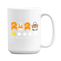 2020 Review One Star Rating Boo Sheet 15 Oz Coffee Mug | Artistshot