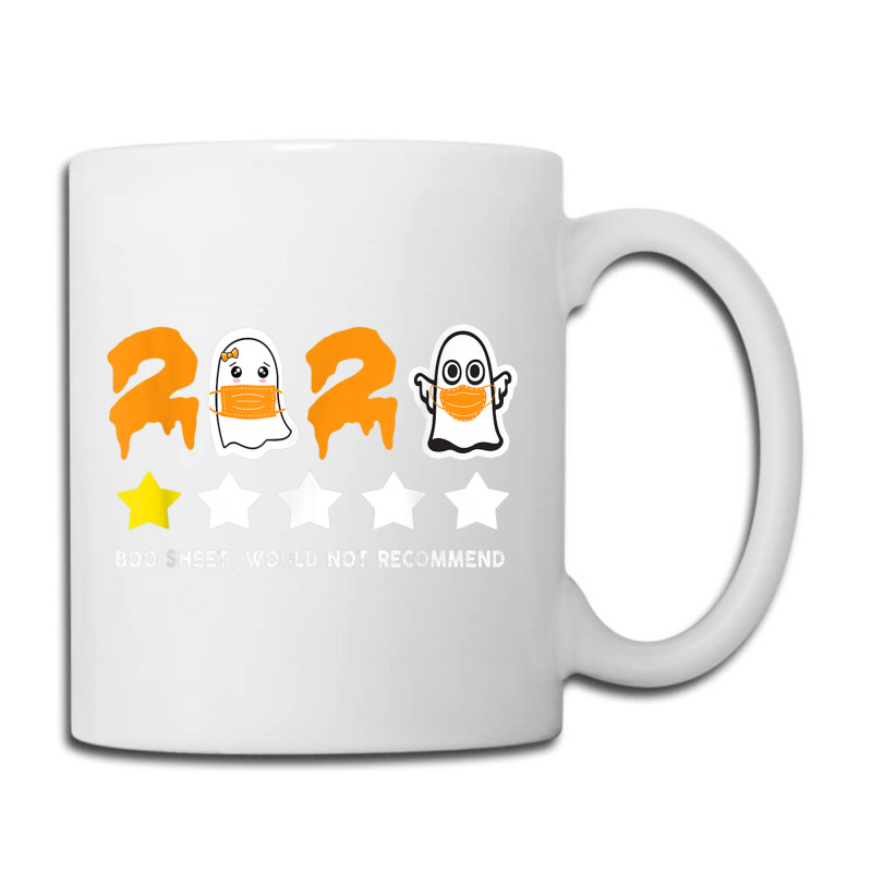 2020 Review One Star Rating Boo Sheet Coffee Mug | Artistshot