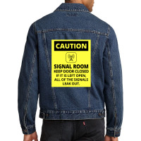 Amateur Ham Radio Operator Dad Grandpa Funny Gift Men Denim Jacket | Artistshot