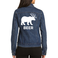 Beer Ladies Denim Jacket | Artistshot