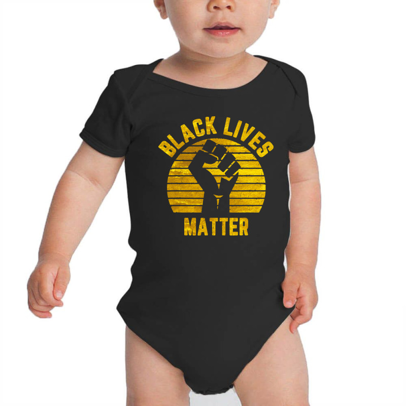 Black Lives Matter Gold Baby Bodysuit | Artistshot