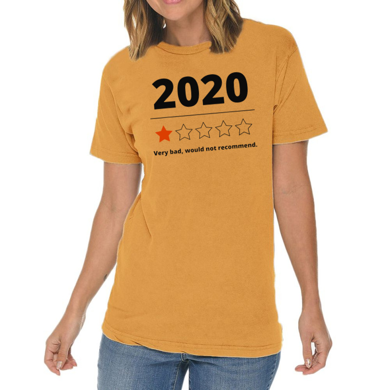 2020 Review   1 Star Rating Very Bad Would Not Recommend Vintage T-shirt | Artistshot