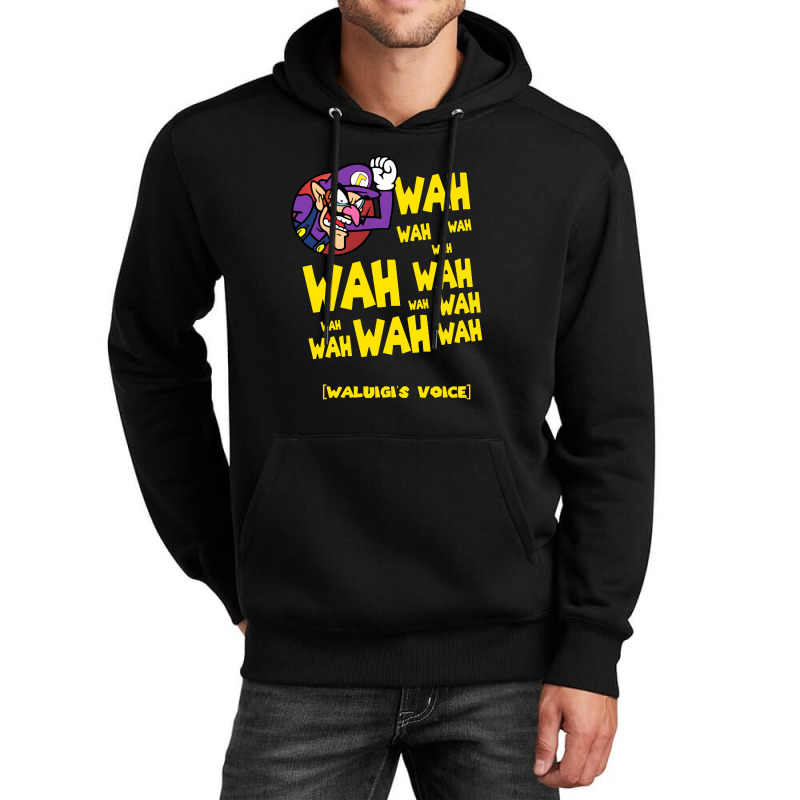 Waluigi Voice ( Wah ) Unisex Hoodie by agus loli | Artistshot