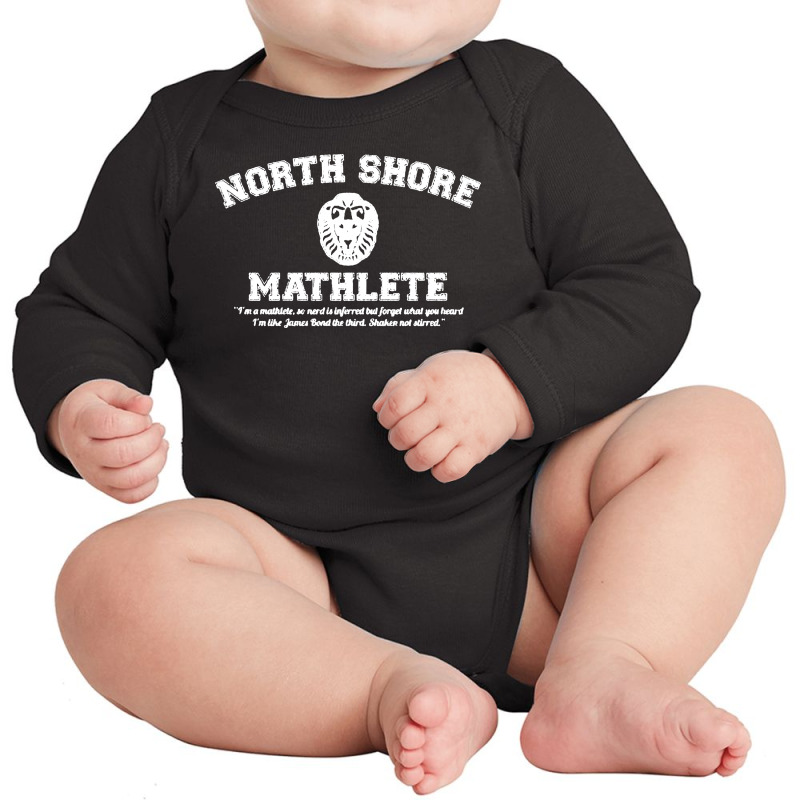 North Shore Mathlete Long Sleeve Baby Bodysuit | Artistshot